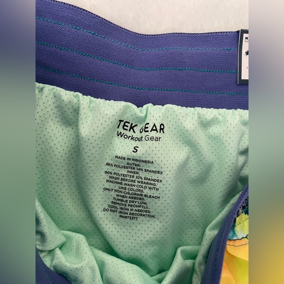 Colorful Abstract Athletic Shorts - Picture 4 of 4